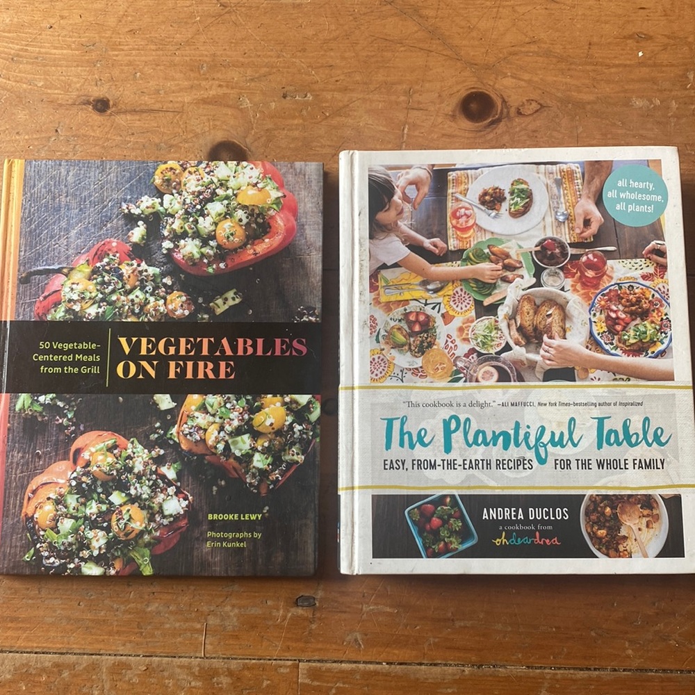 Vegetable/plant based cookbook bundle! like new